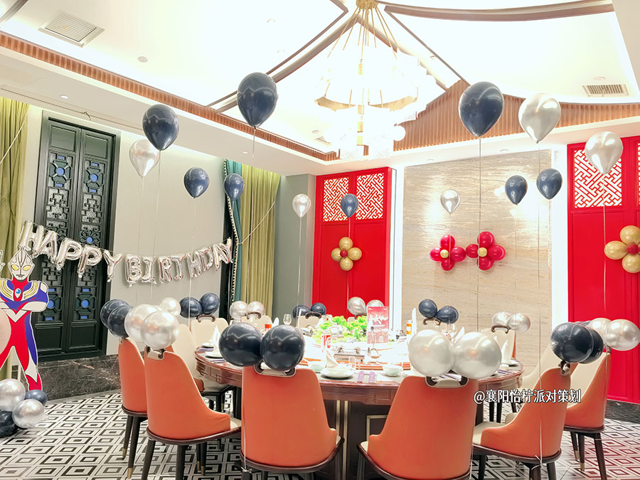 奥特曼主题3岁男孩生日派对装饰背景墙客厅氛围场景布置-图二