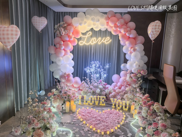LOVES浪漫灯牌90cm暖白色插电款-图二
